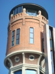 Kop van de toren.  